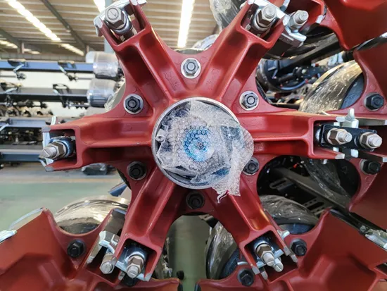 Chn Heavy Truck Trailer 16t Spoke Axles Semi Trailer Parts zum Verkauf